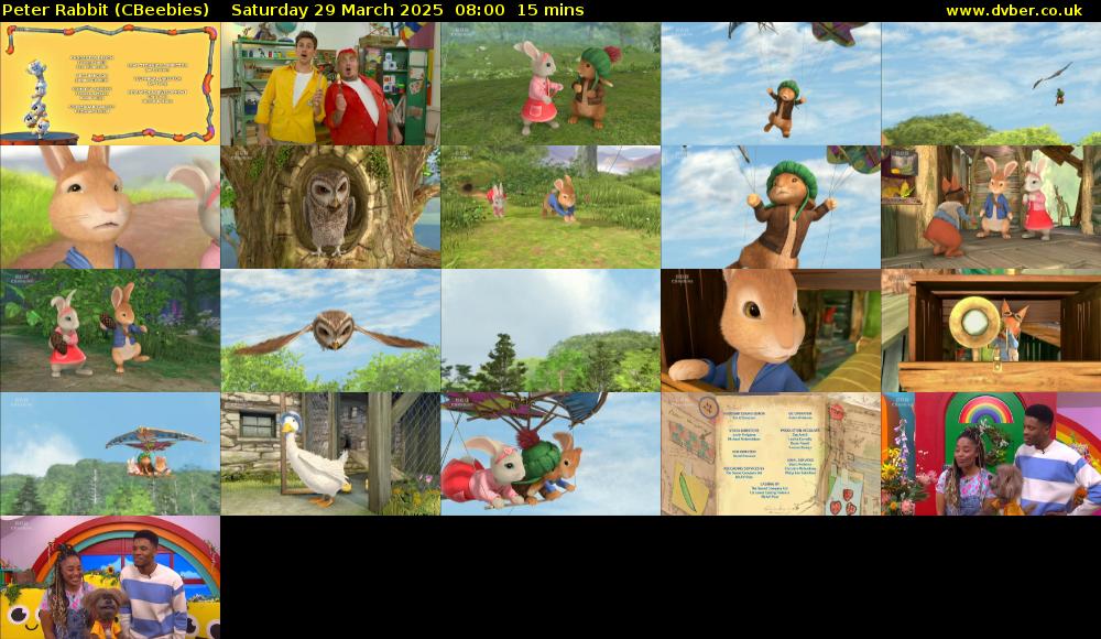 Peter Rabbit (CBeebies) Saturday 29 March 2025 08:00 - 08:15