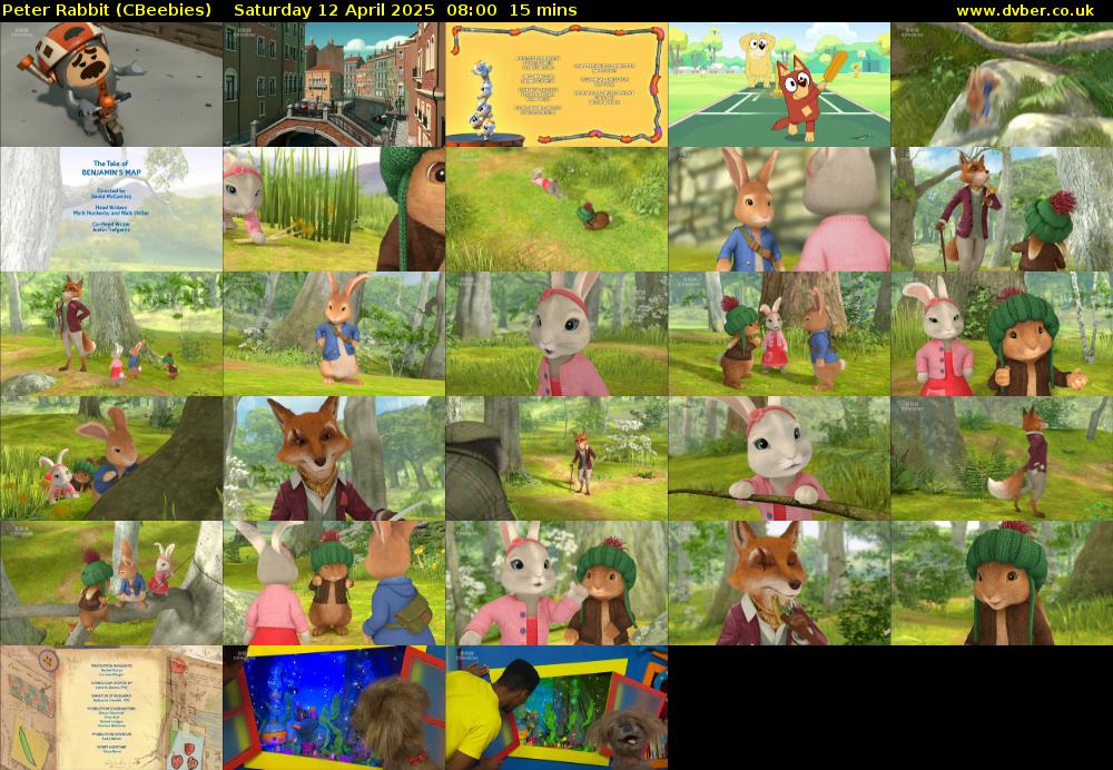 Peter Rabbit (CBeebies) Saturday 12 April 2025 08:00 - 08:15