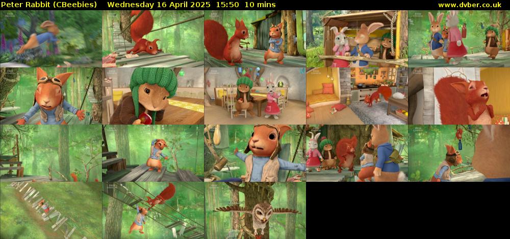Peter Rabbit (CBeebies) Wednesday 16 April 2025 15:50 - 16:00