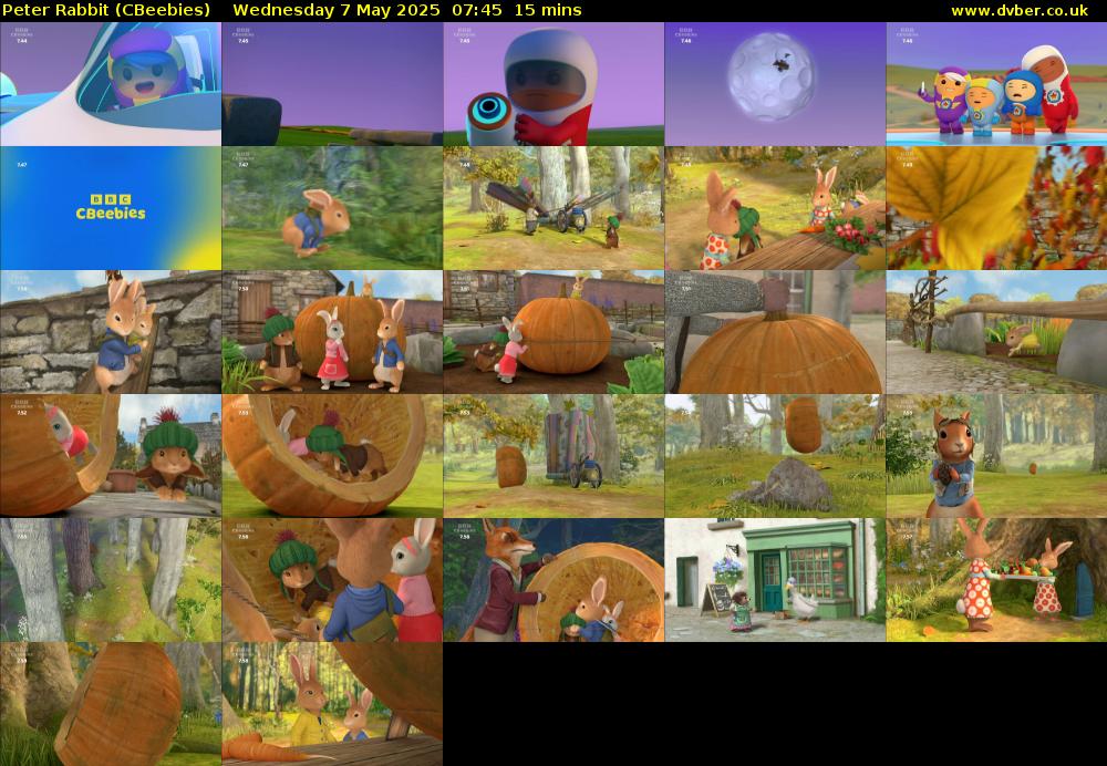 Peter Rabbit (CBeebies) Wednesday 7 May 2025 07:45 - 08:00