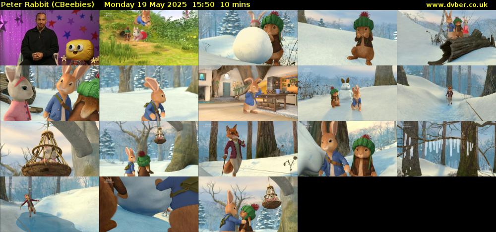 Peter Rabbit (CBeebies) Monday 19 May 2025 15:50 - 16:00