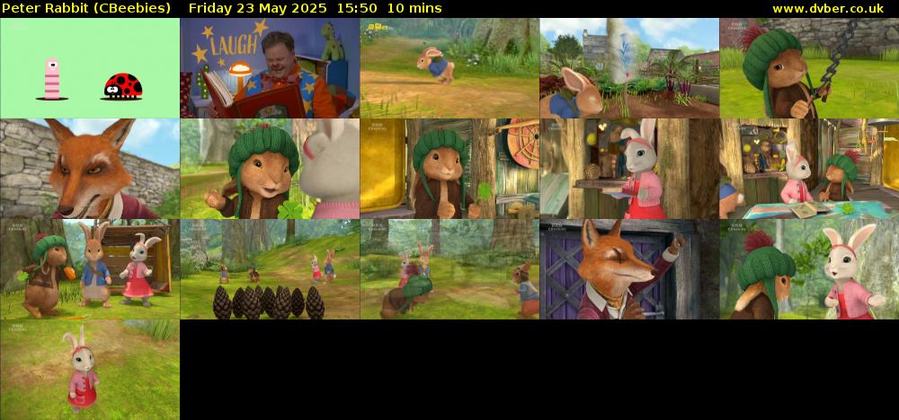 Peter Rabbit (CBeebies) Friday 23 May 2025 15:50 - 16:00