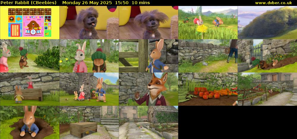 Peter Rabbit (CBeebies) Monday 26 May 2025 15:50 - 16:00