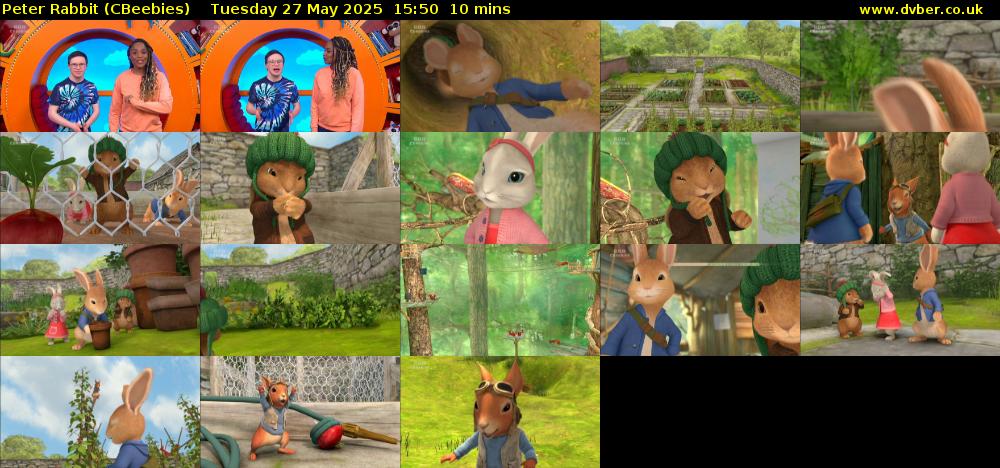 Peter Rabbit (CBeebies) Tuesday 27 May 2025 15:50 - 16:00