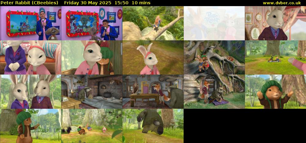 Peter Rabbit (CBeebies) Friday 30 May 2025 15:50 - 16:00