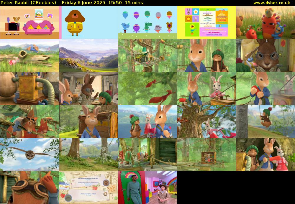 Peter Rabbit (CBeebies) Friday 6 June 2025 15:50 - 16:05