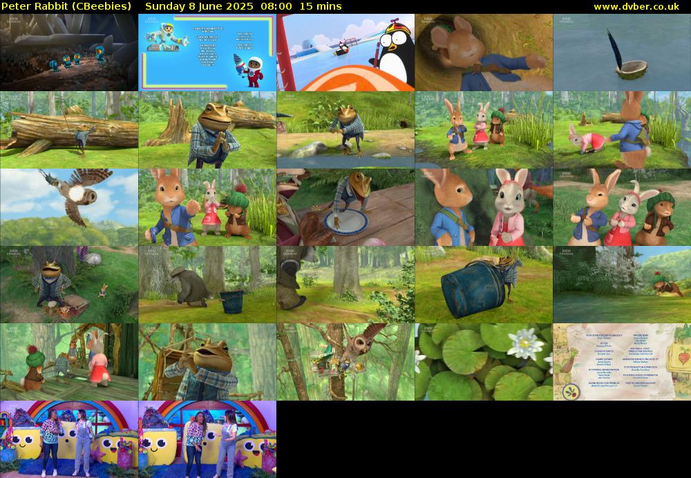 Peter Rabbit (CBeebies) Sunday 8 June 2025 08:00 - 08:15