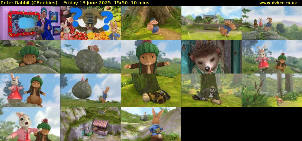 Peter Rabbit (CBeebies) Friday 13 June 2025 15:50 - 16:00