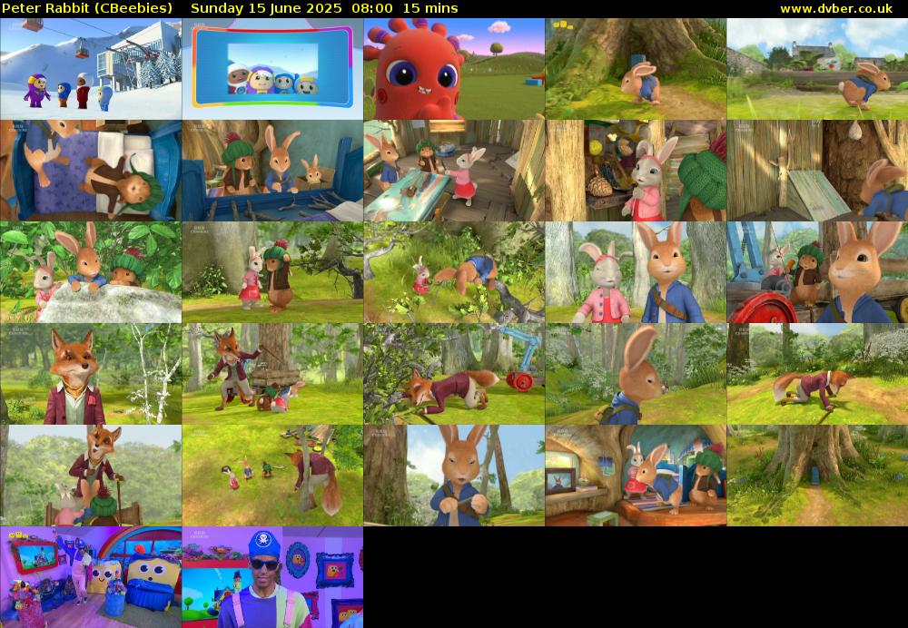 Peter Rabbit (CBeebies) Sunday 15 June 2025 08:00 - 08:15