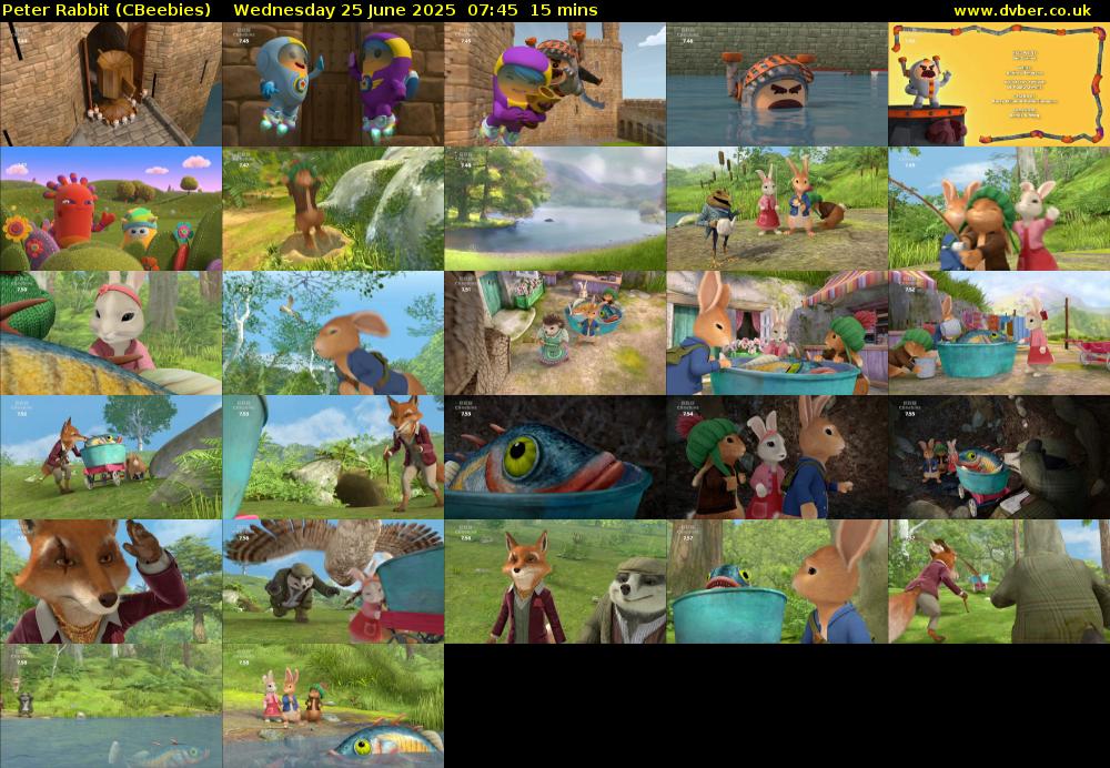 Peter Rabbit (CBeebies) Wednesday 25 June 2025 07:45 - 08:00