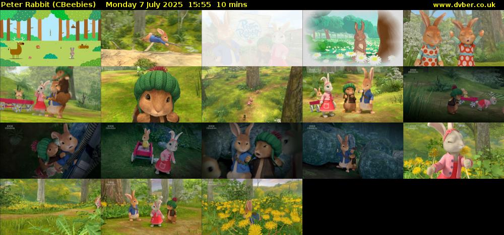Peter Rabbit (CBeebies) Monday 7 July 2025 15:55 - 16:05