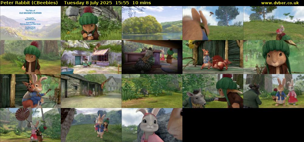 Peter Rabbit (CBeebies) Tuesday 8 July 2025 15:55 - 16:05