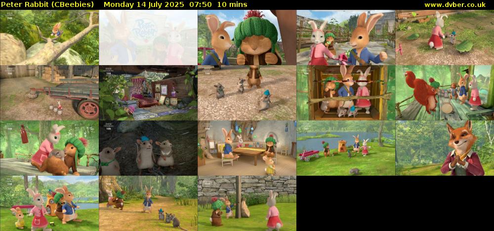 Peter Rabbit (CBeebies) Monday 14 July 2025 07:50 - 08:00