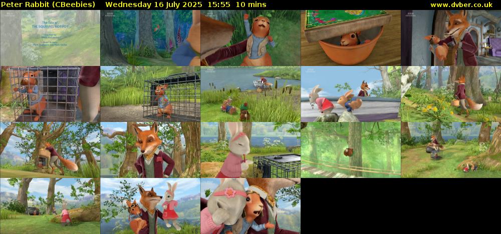 Peter Rabbit (CBeebies) Wednesday 16 July 2025 15:55 - 16:05