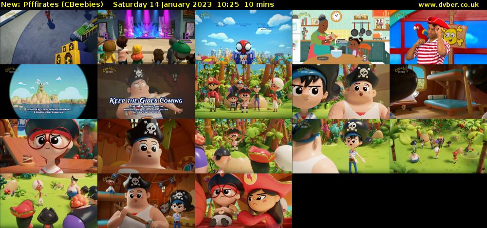 Pfffirates (CBeebies) Saturday 14 January 2023 10:25 - 10:35