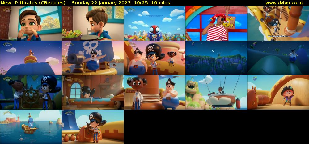 Pfffirates (CBeebies) Sunday 22 January 2023 10:25 - 10:35