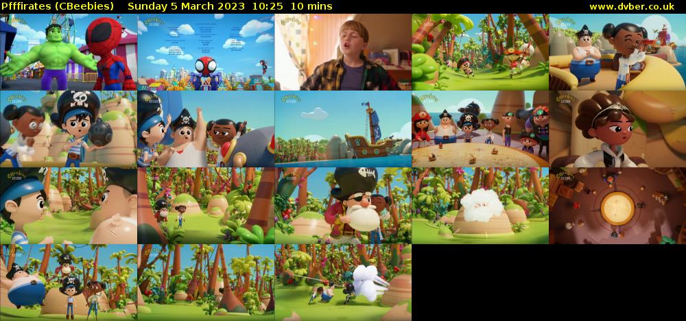 Pfffirates (CBeebies) Sunday 5 March 2023 10:25 - 10:35