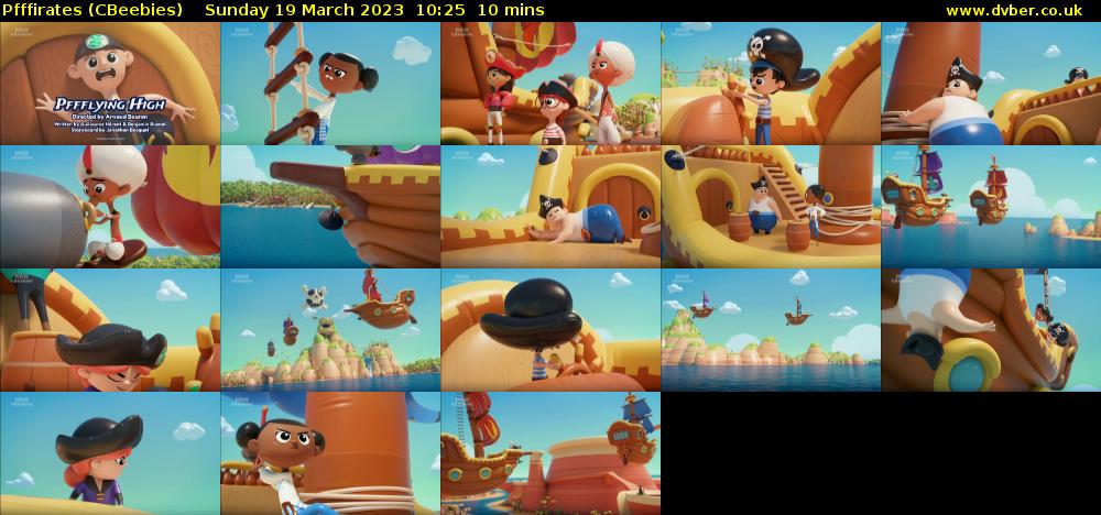 Pfffirates (CBeebies) Sunday 19 March 2023 10:25 - 10:35