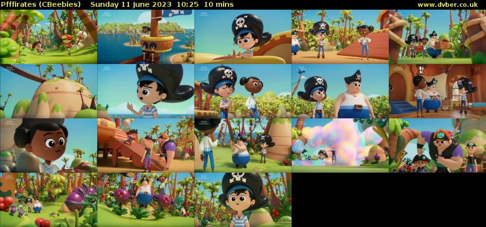 Pfffirates (CBeebies) Sunday 11 June 2023 10:25 - 10:35