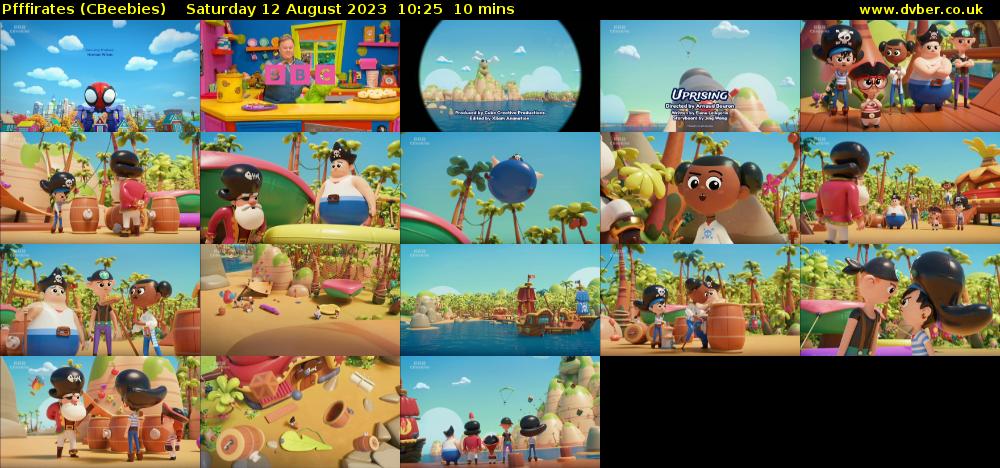 Pfffirates (CBeebies) Saturday 12 August 2023 10:25 - 10:35