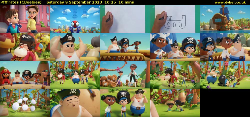 Pfffirates (CBeebies) Saturday 9 September 2023 10:25 - 10:35