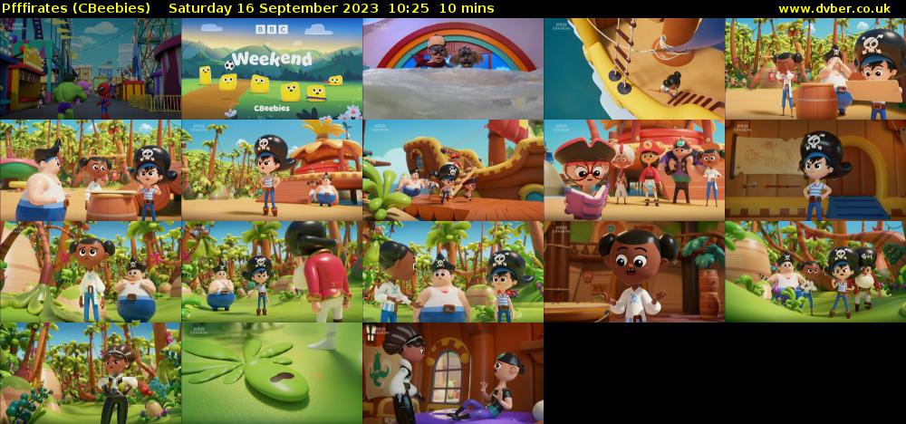 Pfffirates (CBeebies) Saturday 16 September 2023 10:25 - 10:35