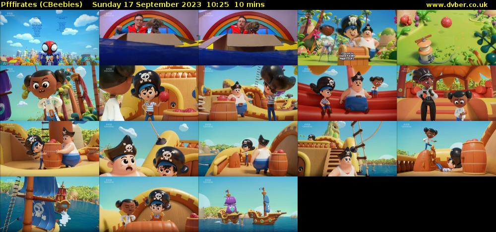 Pfffirates (CBeebies) Sunday 17 September 2023 10:25 - 10:35