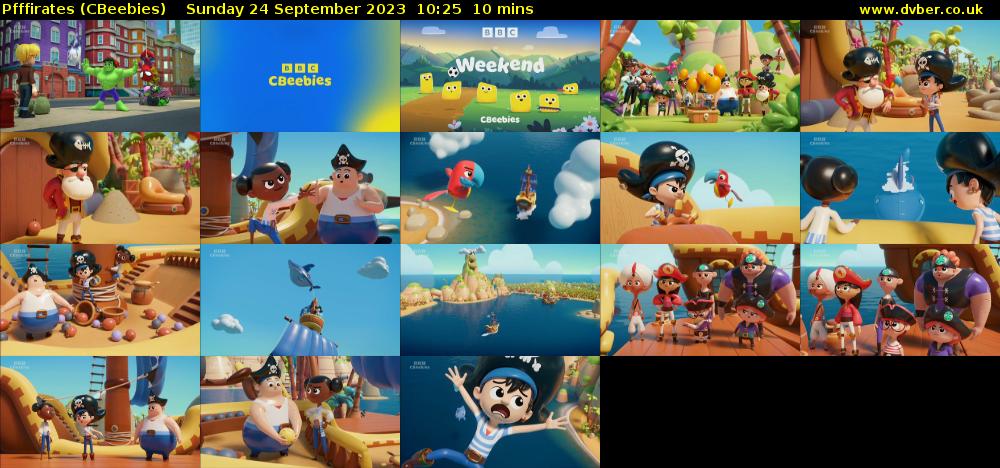 Pfffirates (CBeebies) Sunday 24 September 2023 10:25 - 10:35