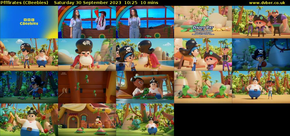 Pfffirates (CBeebies) Saturday 30 September 2023 10:25 - 10:35