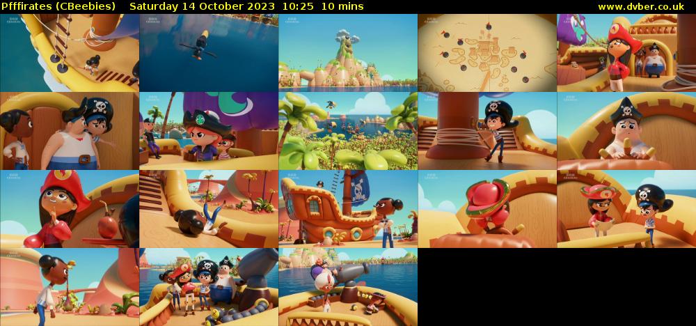 Pfffirates (CBeebies) Saturday 14 October 2023 10:25 - 10:35
