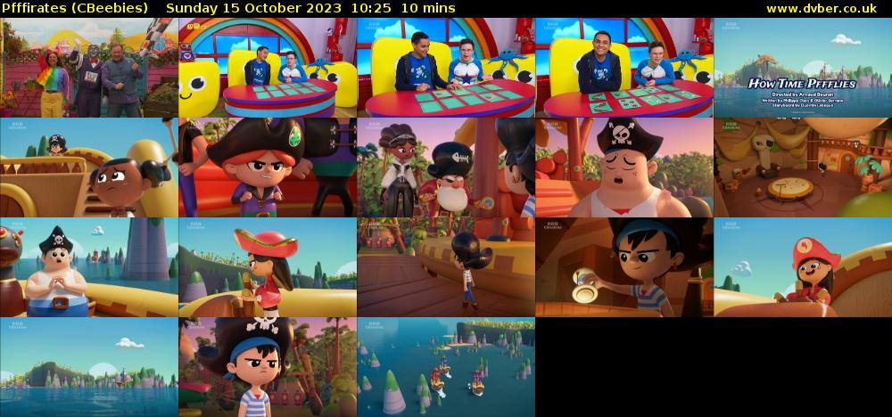 Pfffirates (CBeebies) Sunday 15 October 2023 10:25 - 10:35