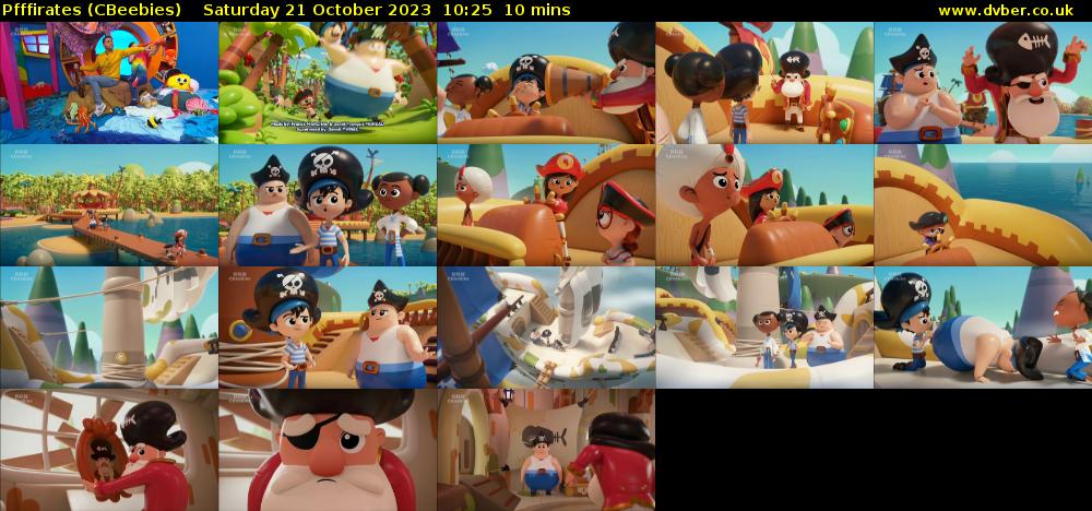 Pfffirates (CBeebies) Saturday 21 October 2023 10:25 - 10:35