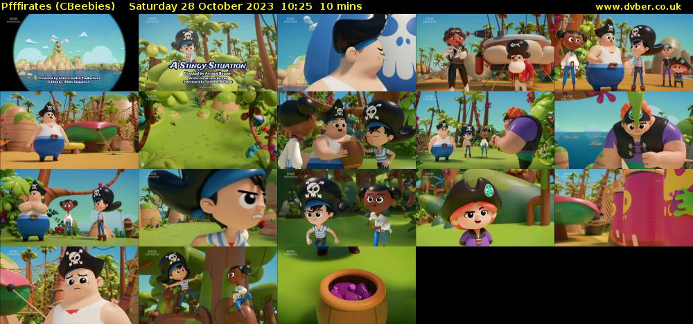 Pfffirates (CBeebies) Saturday 28 October 2023 10:25 - 10:35