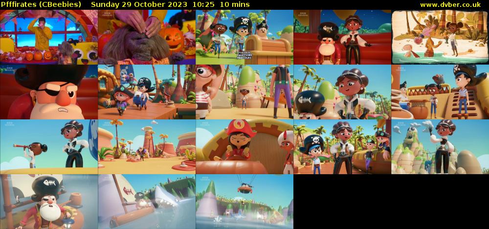 Pfffirates (CBeebies) Sunday 29 October 2023 10:25 - 10:35