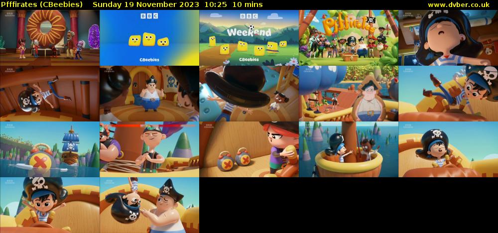 Pfffirates (CBeebies) Sunday 19 November 2023 10:25 - 10:35