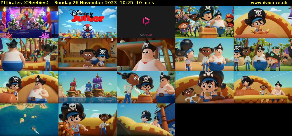 Pfffirates (CBeebies) Sunday 26 November 2023 10:25 - 10:35