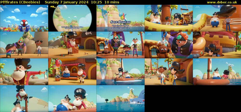 Pfffirates (CBeebies) Sunday 7 January 2024 10:25 - 10:35