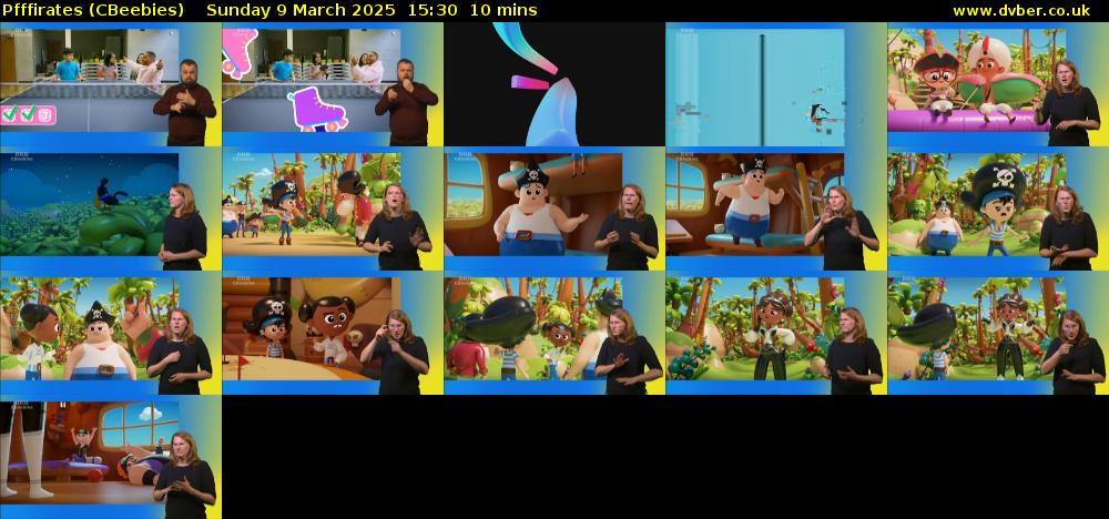 Pfffirates (CBeebies) Sunday 9 March 2025 15:30 - 15:40