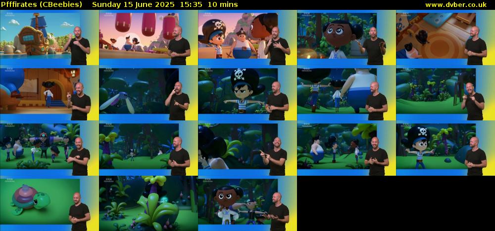 Pfffirates (CBeebies) Sunday 15 June 2025 15:35 - 15:45