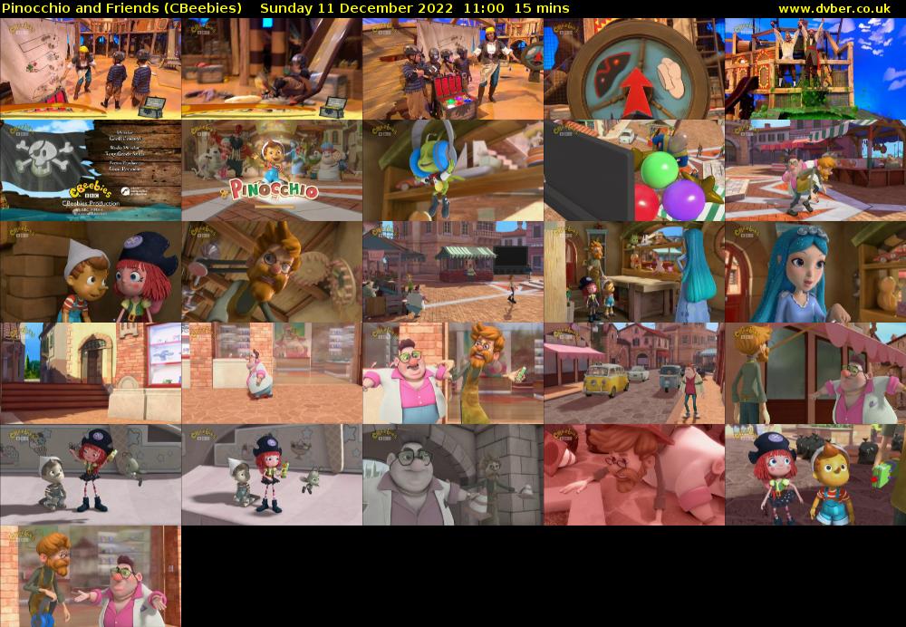 Pinocchio and Friends (CBeebies) Sunday 11 December 2022 11:00 - 11:15