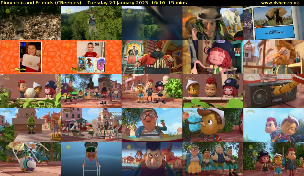 Pinocchio and Friends (CBeebies) Tuesday 24 January 2023 16:10 - 16:25