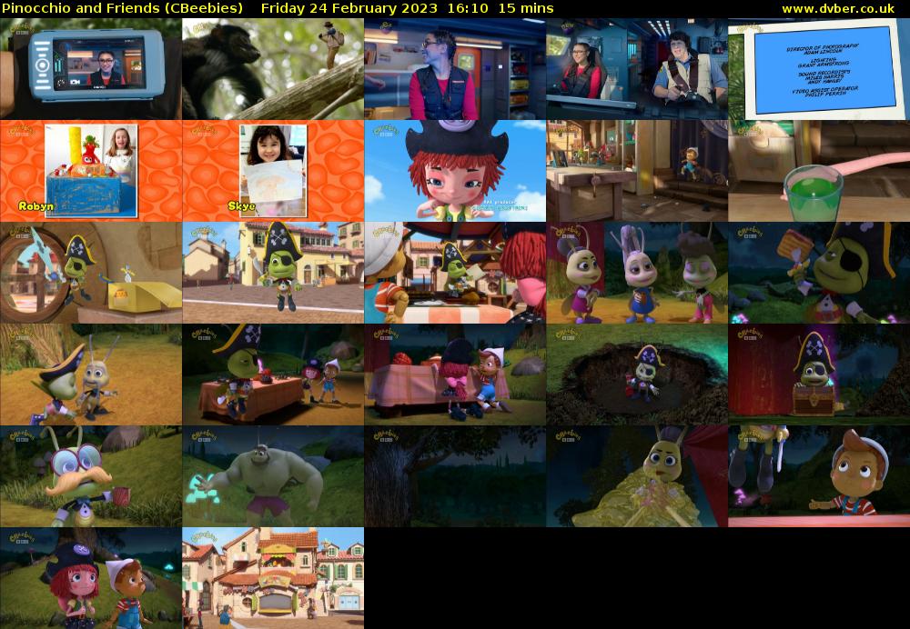 Pinocchio and Friends (CBeebies) Friday 24 February 2023 16:10 - 16:25