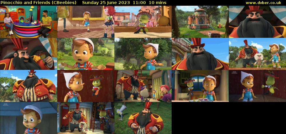 Pinocchio and Friends (CBeebies) Sunday 25 June 2023 11:00 - 11:10