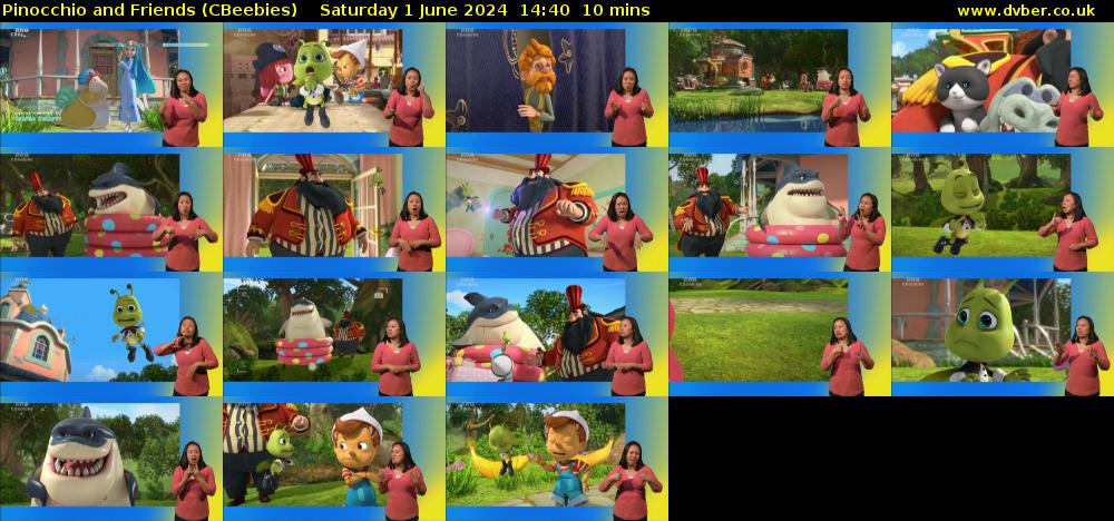 Pinocchio and Friends (CBeebies) Saturday 1 June 2024 14:40 - 14:50