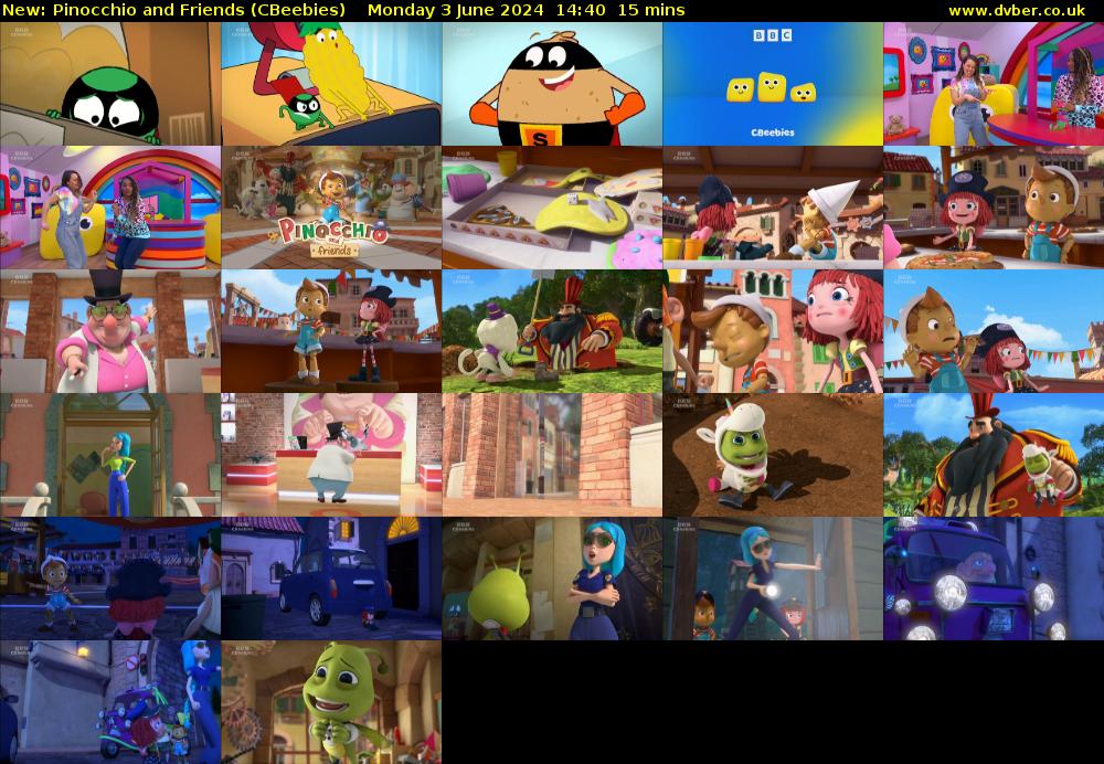 Pinocchio and Friends (CBeebies) Monday 3 June 2024 14:40 - 14:55