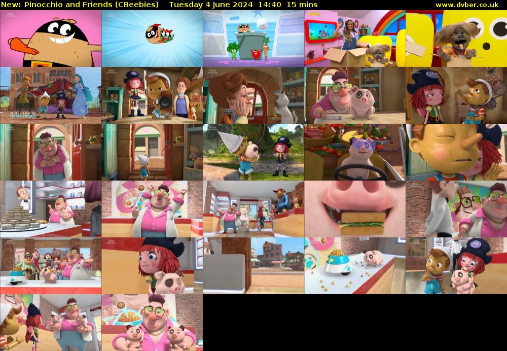 Pinocchio and Friends (CBeebies) Tuesday 4 June 2024 14:40 - 14:55