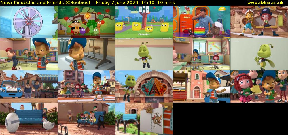Pinocchio and Friends (CBeebies) Friday 7 June 2024 14:40 - 14:50