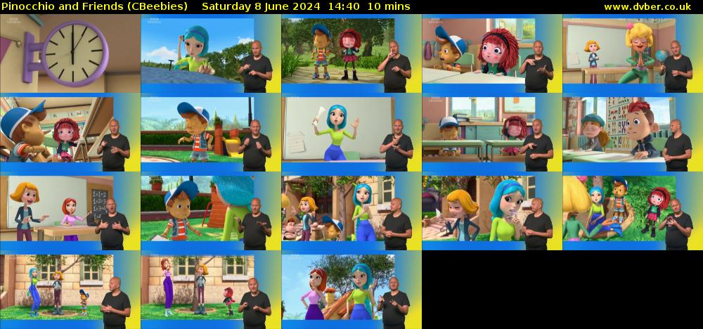 Pinocchio and Friends (CBeebies) Saturday 8 June 2024 14:40 - 14:50