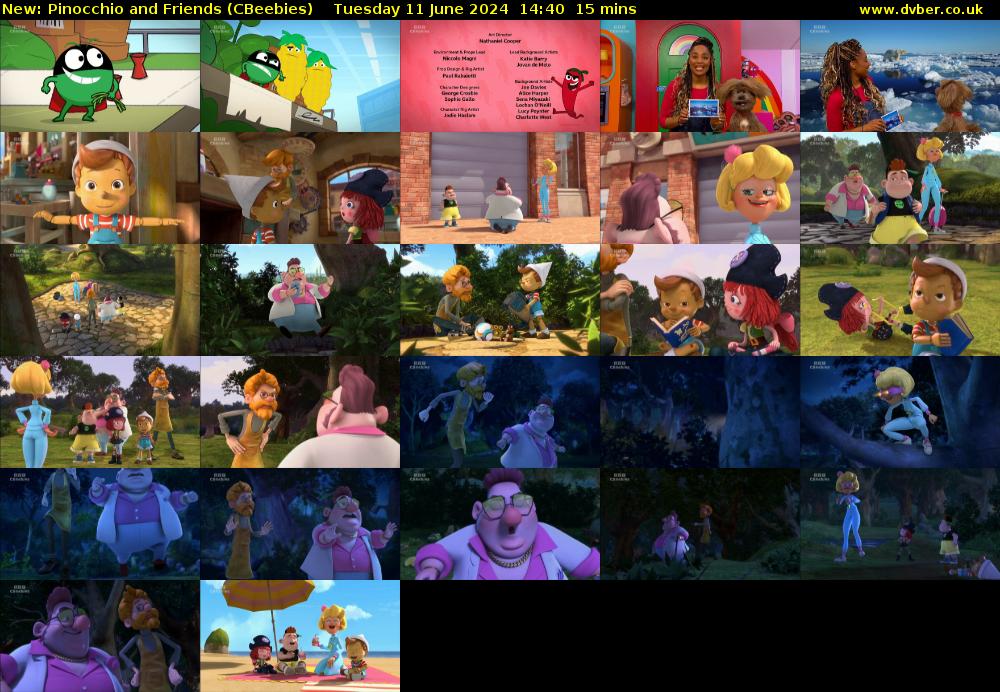 Pinocchio and Friends (CBeebies) Tuesday 11 June 2024 14:40 - 14:55