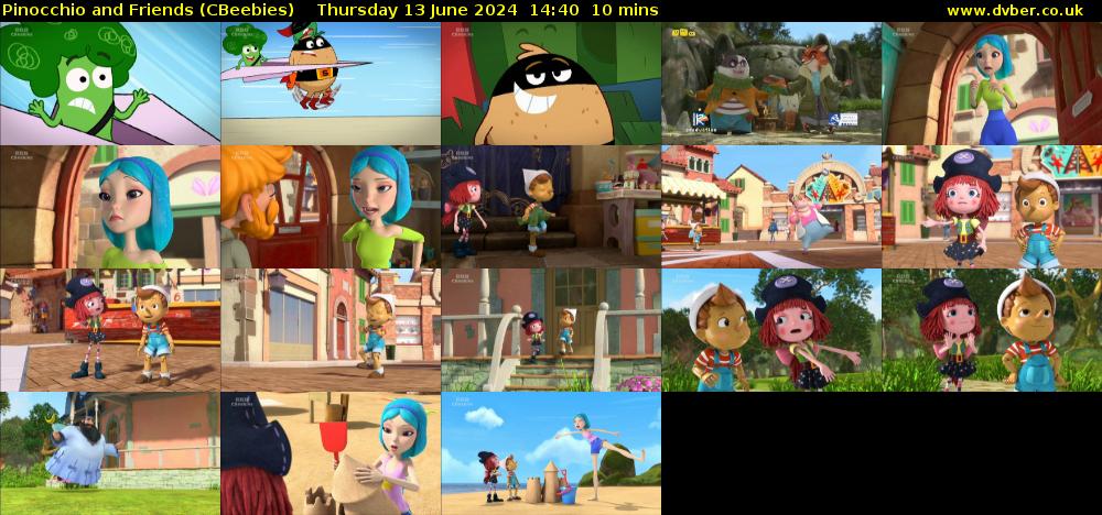 Pinocchio and Friends (CBeebies) Thursday 13 June 2024 14:40 - 14:50